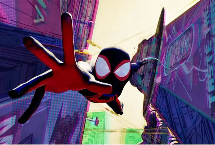 A scene from 'Spider-Man: Across the Spider-Verse.' SONY PICTURES