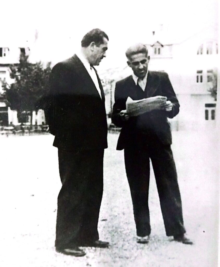 Kosto i Aleksa Ćufka, Cetinje, 1936
